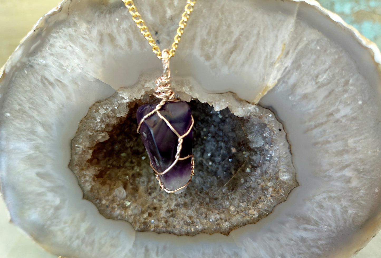 Wire Wrapped Amethyst