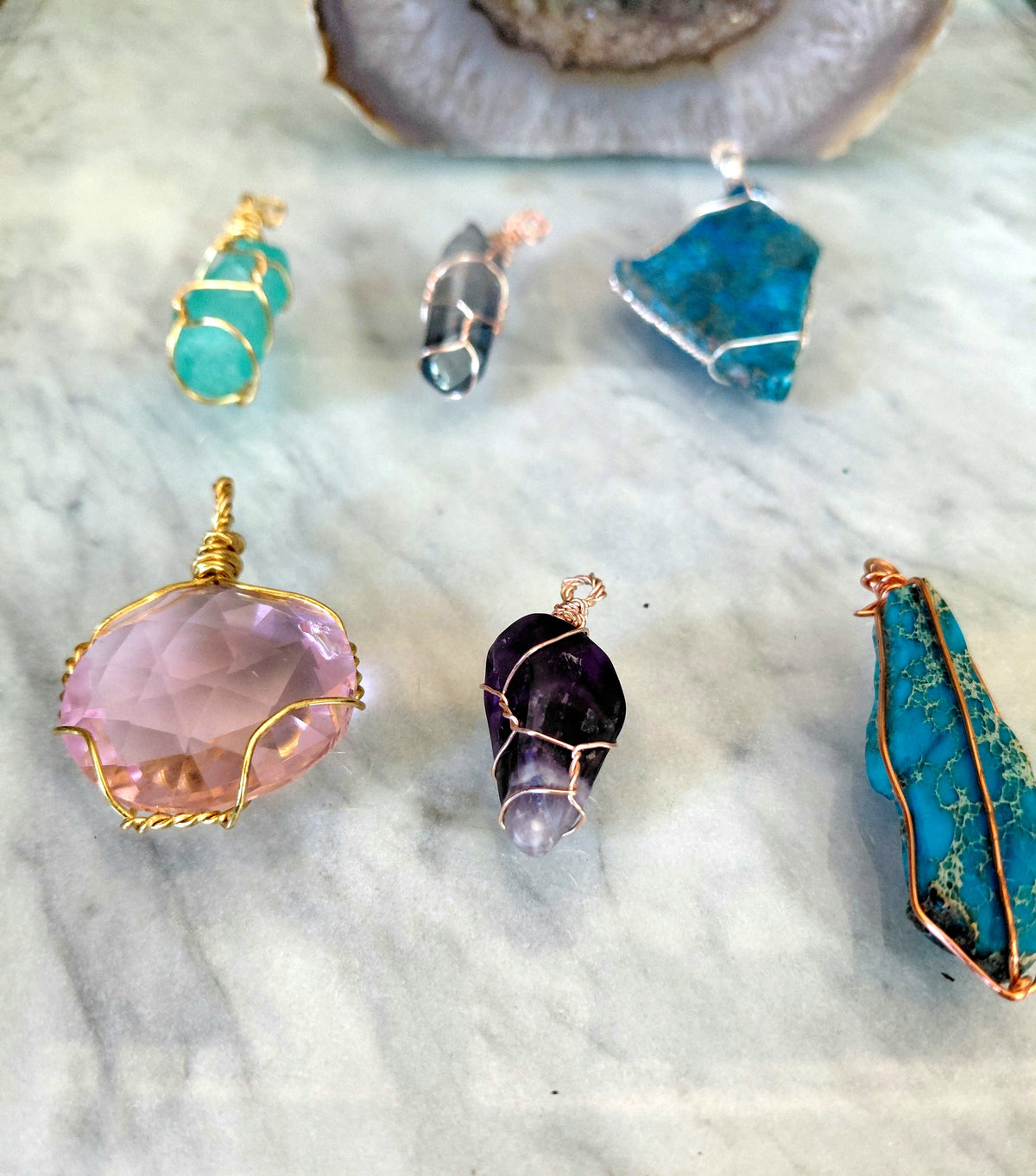 Wire Wrapped Pendants