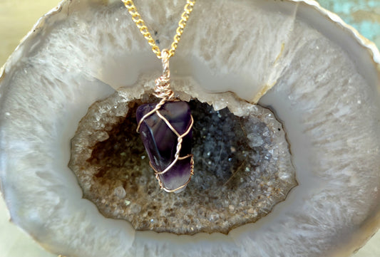 Wire Wrapped Amethyst