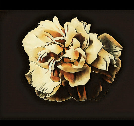 Gilded Bloom — High-Resolution Digital Print