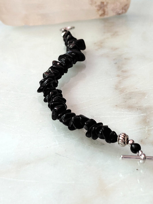 Black Tourmaline Toggle