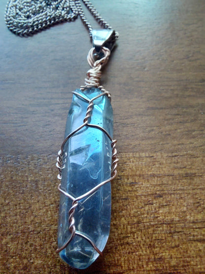 Copper Track Crystal Point
