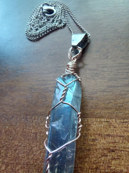 Copper Track Crystal Point