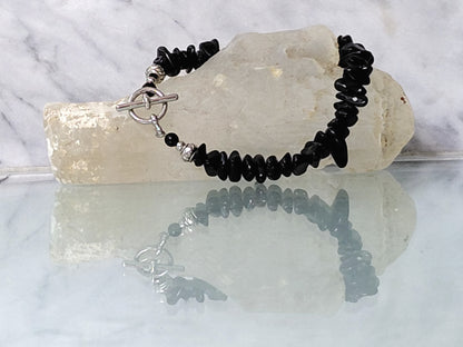 Black Tourmaline Toggle