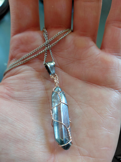 Copper Track Crystal Point