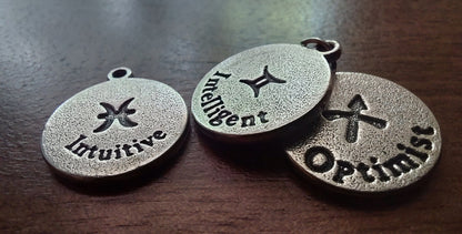 Silver Astrology Medallion